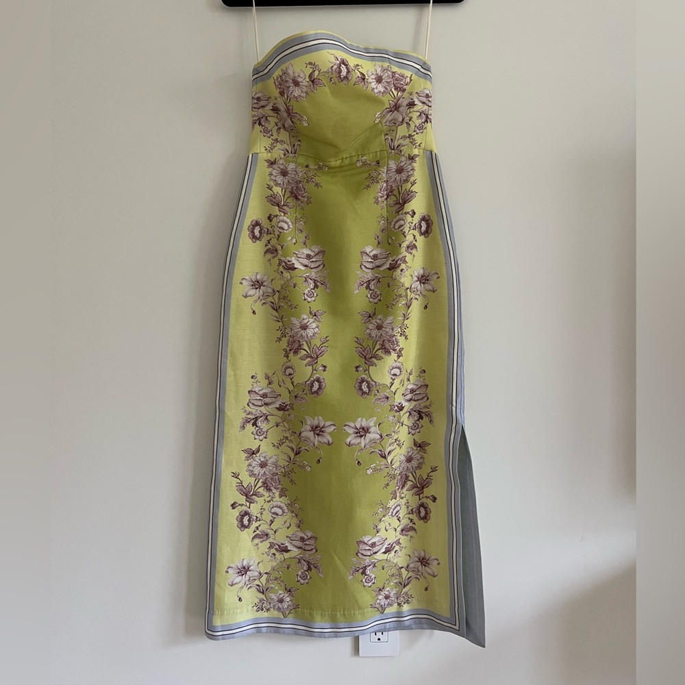 Alemais Women's Strapless Floral Marlow Bodice Dress, Size 6